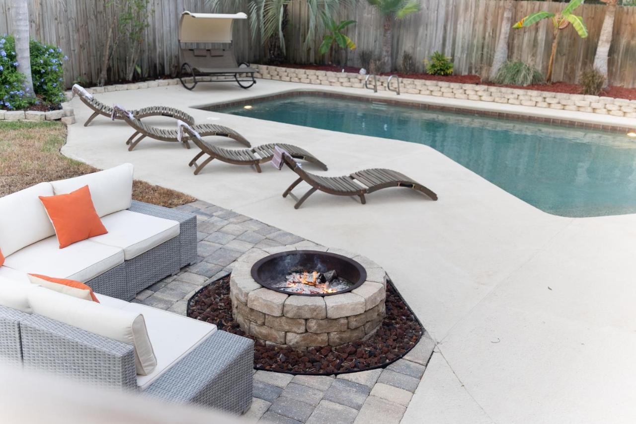 Pool & Hot Tub Home W Game Room! 1 Mile To Beach! Jacksonville Beach Eksteriør billede
